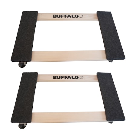 Buffalo Tools Furniture Dolly Set, 1000 lb., PK2 HDFDOLLY2